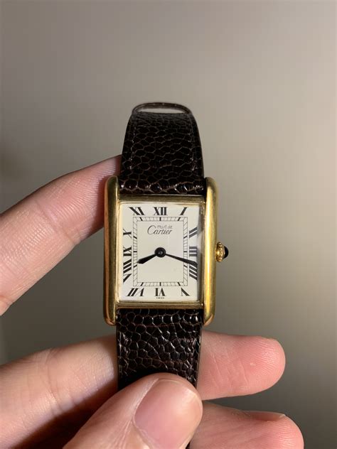 fake must de cartier watch|old style cartier watches.